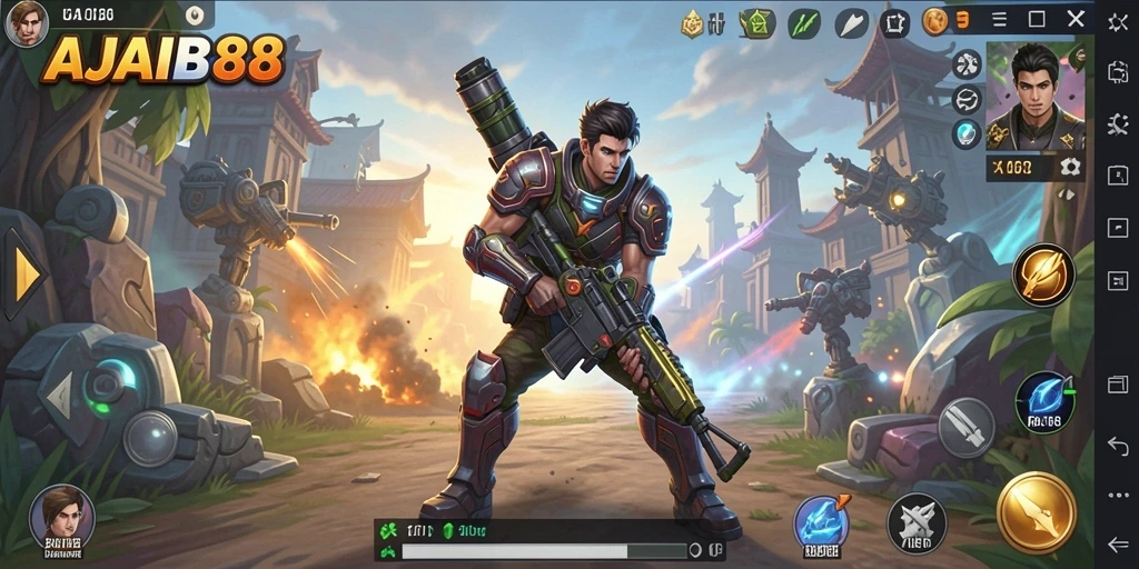 Tampilan gameplay <strong>AJAIB88</strong> yang menarik dan interaktif.