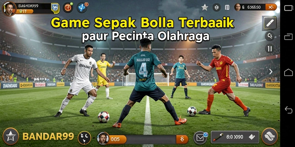 Tampilan gameplay BANDAR99 yang menakjubkan saat bertanding di lapangan.