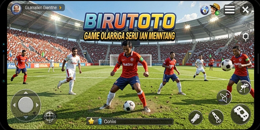 Tampilan gameplay BIRUTOTO yang seru dan menantang.