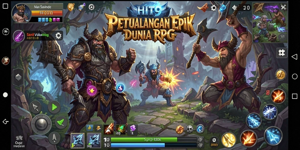 Gameplay RPG yang menantang dan memikat di HIT9.