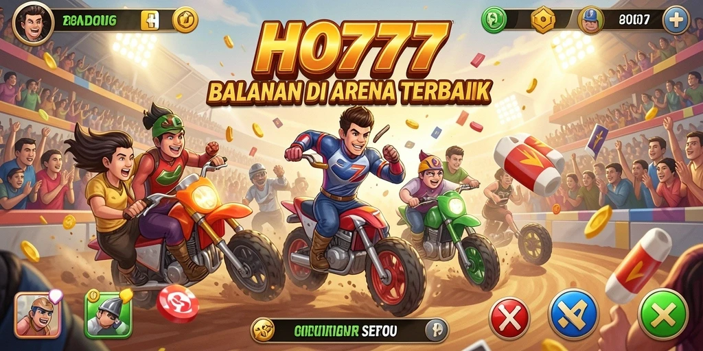 Gameplay HO777 menampilkan balapan seru dengan grafis yang menawan.