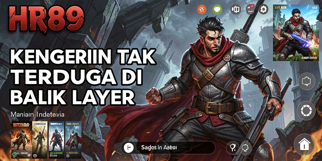 Screenshot utama HR89 menampilkan gameplay yang penuh ketegangan dan misteri.
