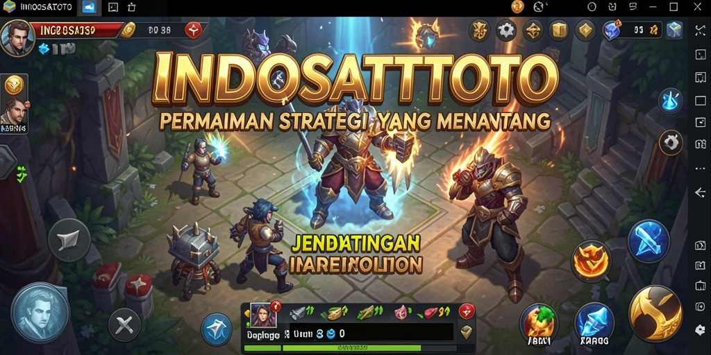 Tampilan gameplay <strong>INDOSATTOTO</strong> yang mendebarkan dengan strategi yang kompleks.