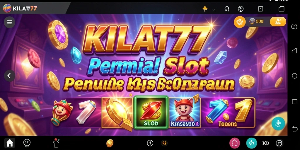Tampilan menarik dari gameplay KILAT77 saat memutar slot.