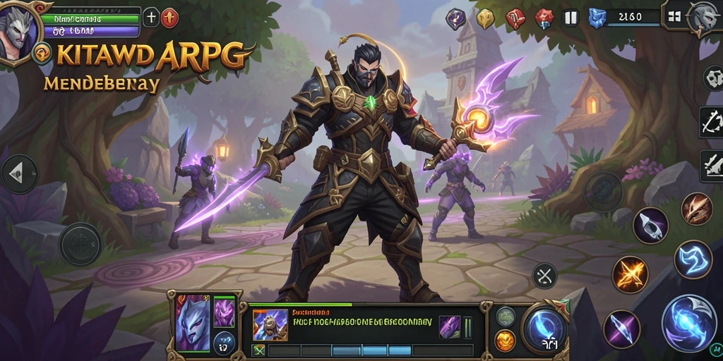 Tangkapan layar gameplay ARPG penuh aksi di KITAWD.