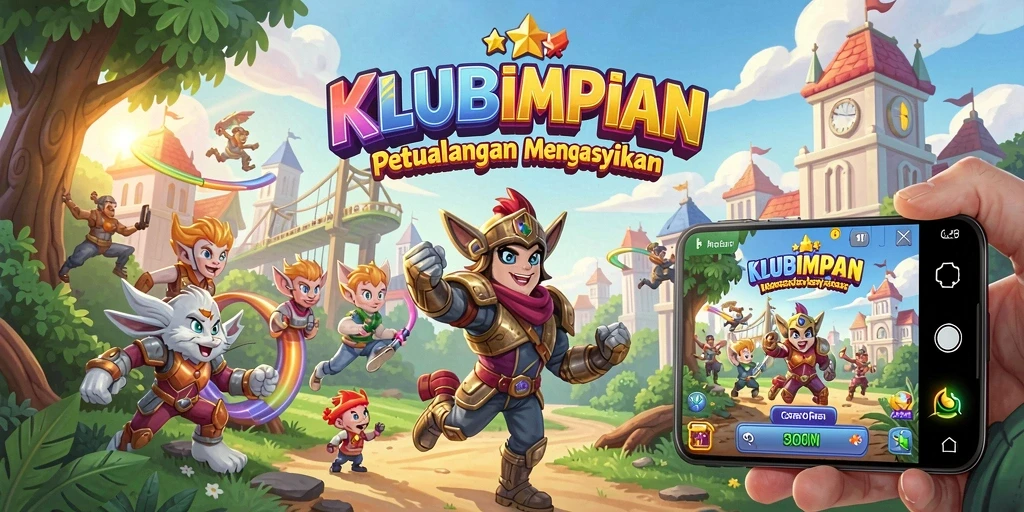 Screenshot gameplay KLUBIMPIAN menunjukkan aksi seru di setiap level.