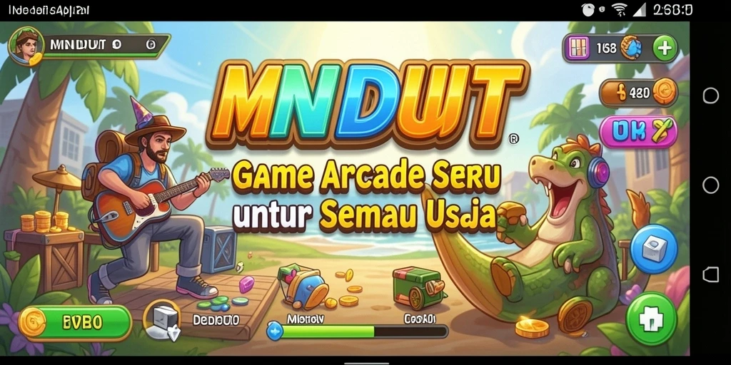 Screenshot utama <strong>MNDUIT</strong> yang menunjukkan aksi gameplay yang mendebarkan.