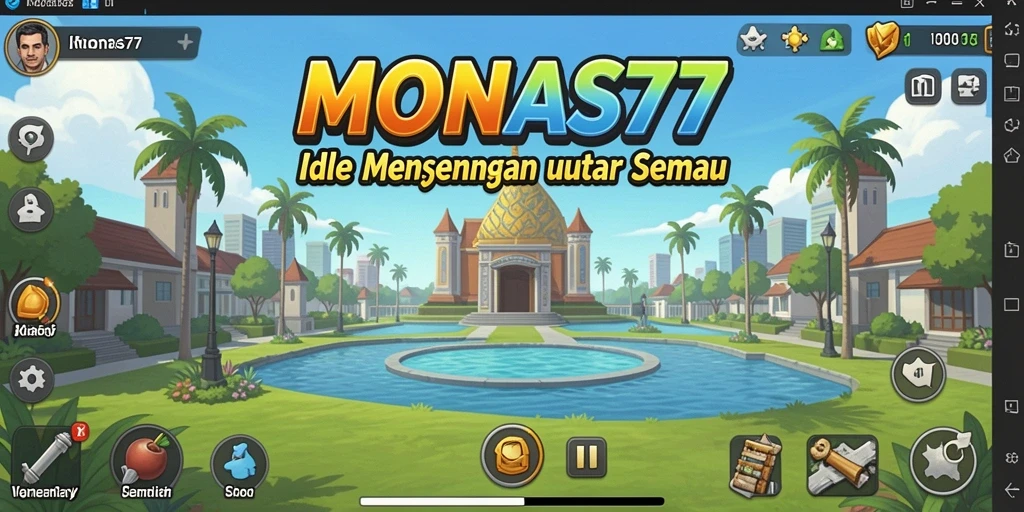 Tampilan screenshot gameplay <strong>MONAS77</strong> yang menampilkan keseruan permainan Idle.