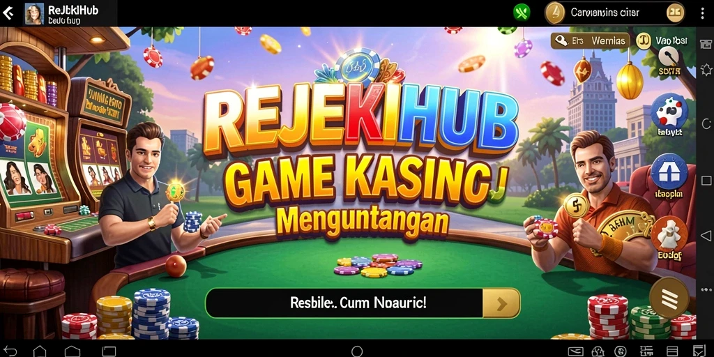 Screenshot REJEKIHUB menampilkan gameplay Casino yang mendebarkan.