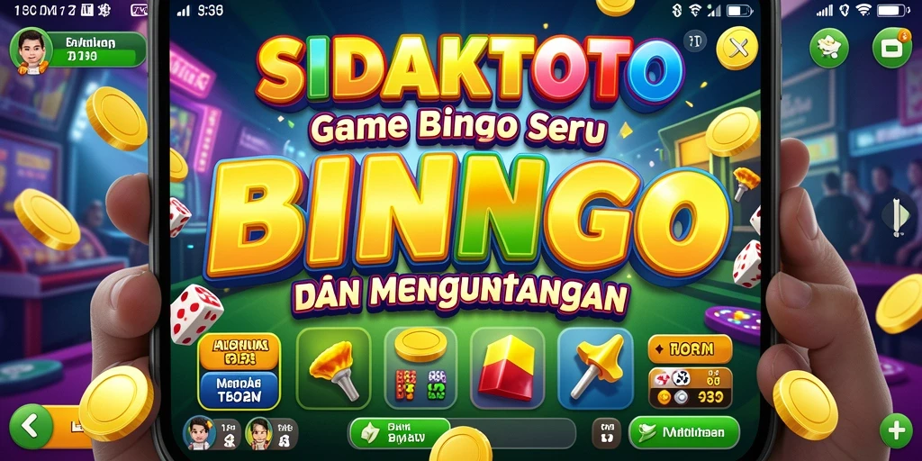 Screenshot gameplay <strong>SIDAKTOTO</strong> menunjukkan momen seru bermain Bingo.