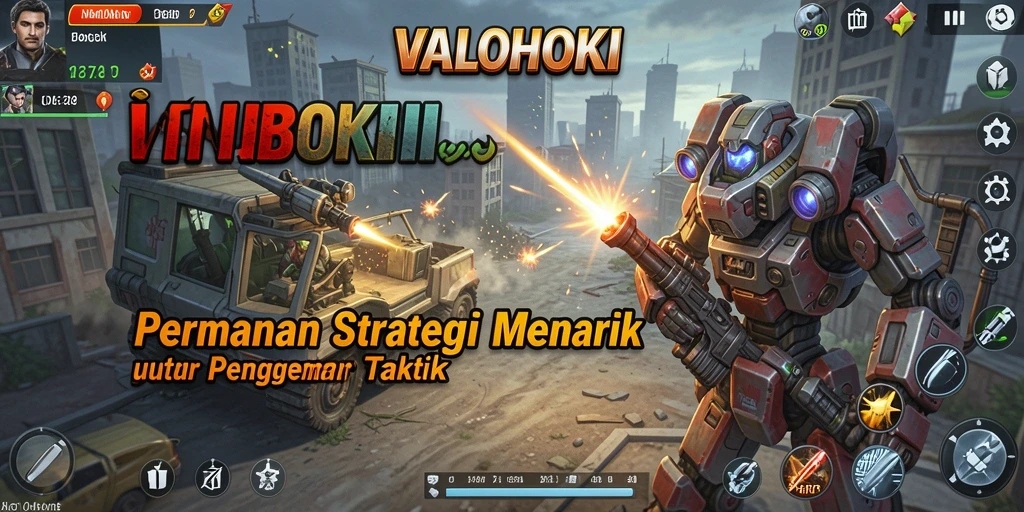 Tampilan gameplay VALOHOKI yang penuh strategi dan taktik.