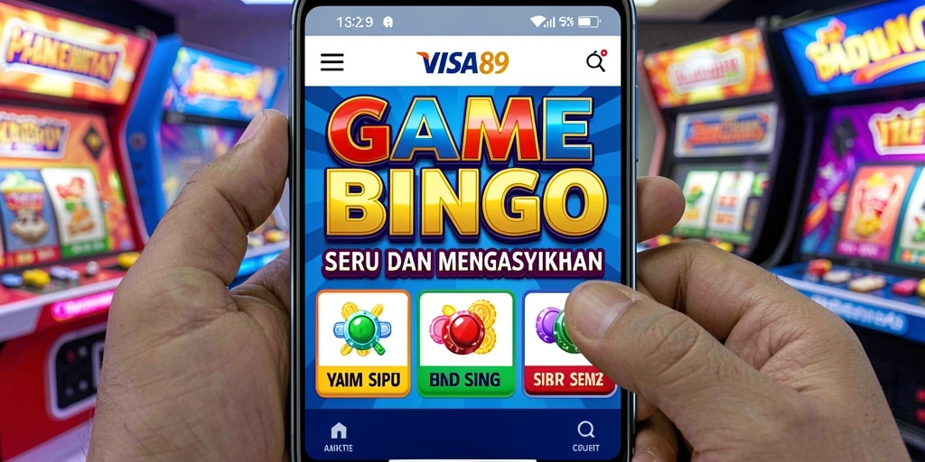 Tampilan antarmuka gameplay Bingo yang menarik dan interaktif.