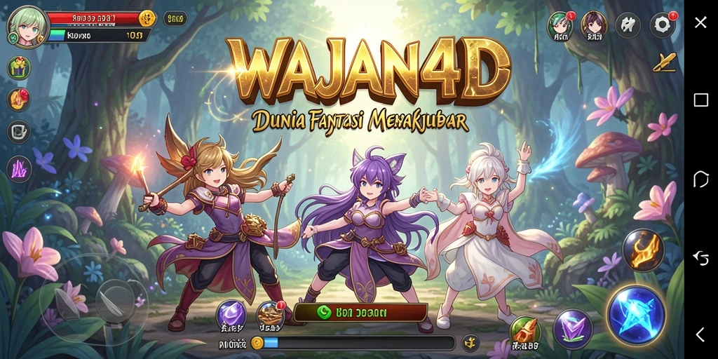 Screenshot menunjukkan karakter aktif dalam pertempuran seru.