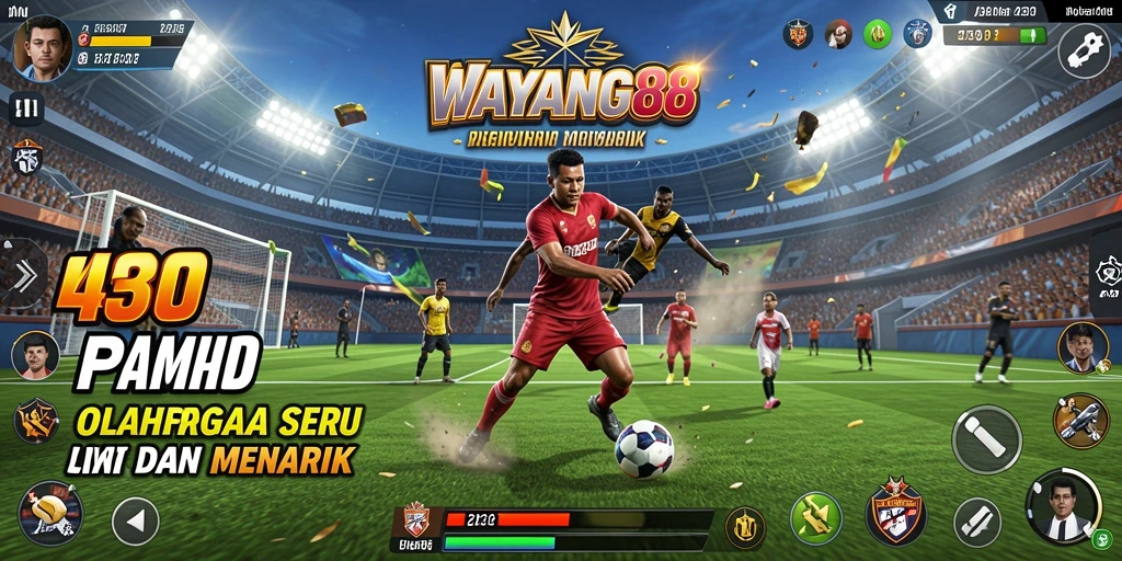 Screenshot gameplay WAYANG88 menampilkan intensitas olahraga.
