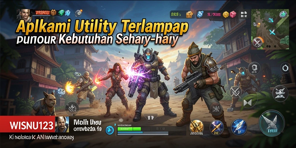 Tampilan antarmuka WISNU123 yang sederhana dan user-friendly.